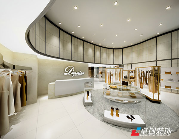 服裝店新穎獨特裝修風格 讓服裝充滿了生命力