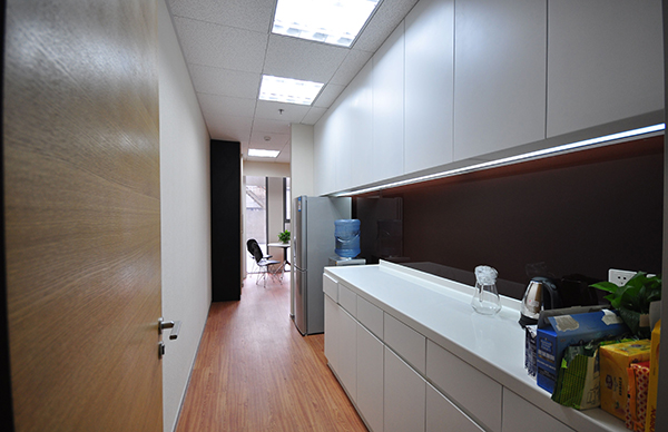 500平金融辦公室裝修設計案例