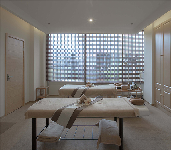 休閑風格美容院裝修用什么顏色的墻紙好?