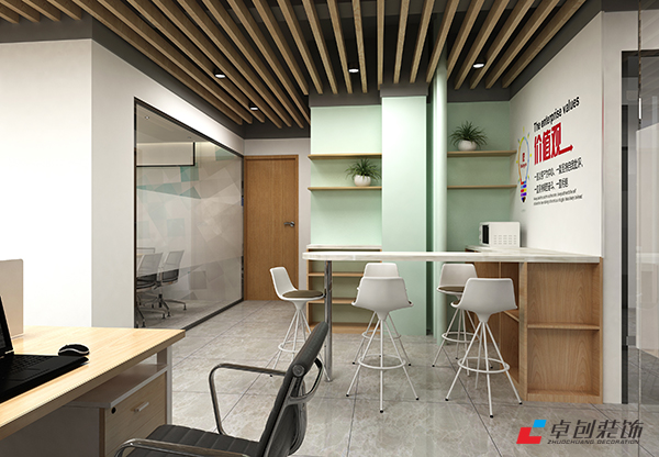 小型休閑茶水區設計需要多大面積